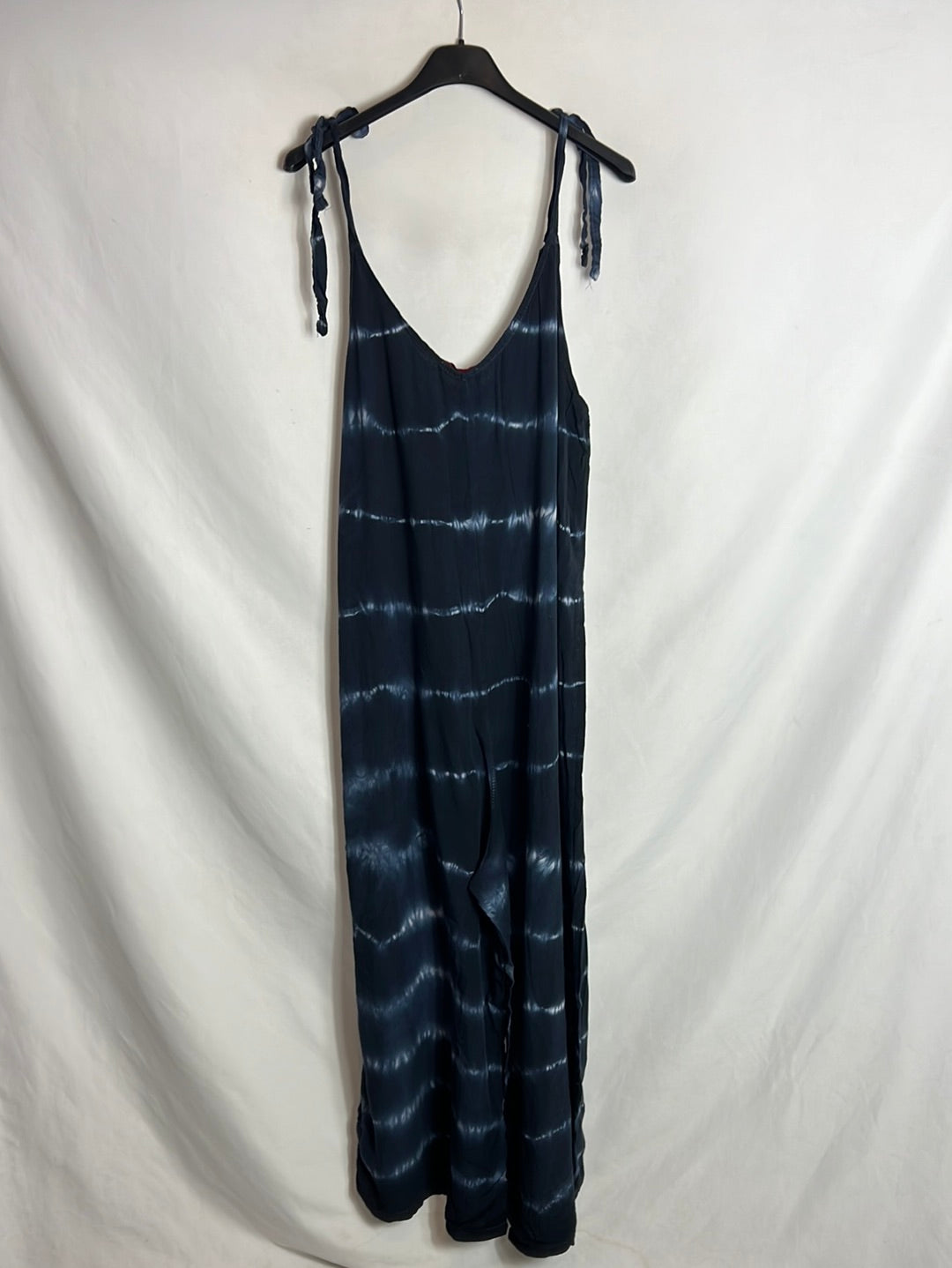 KUK. Mono azul pata ancha tie dye. TU(s)