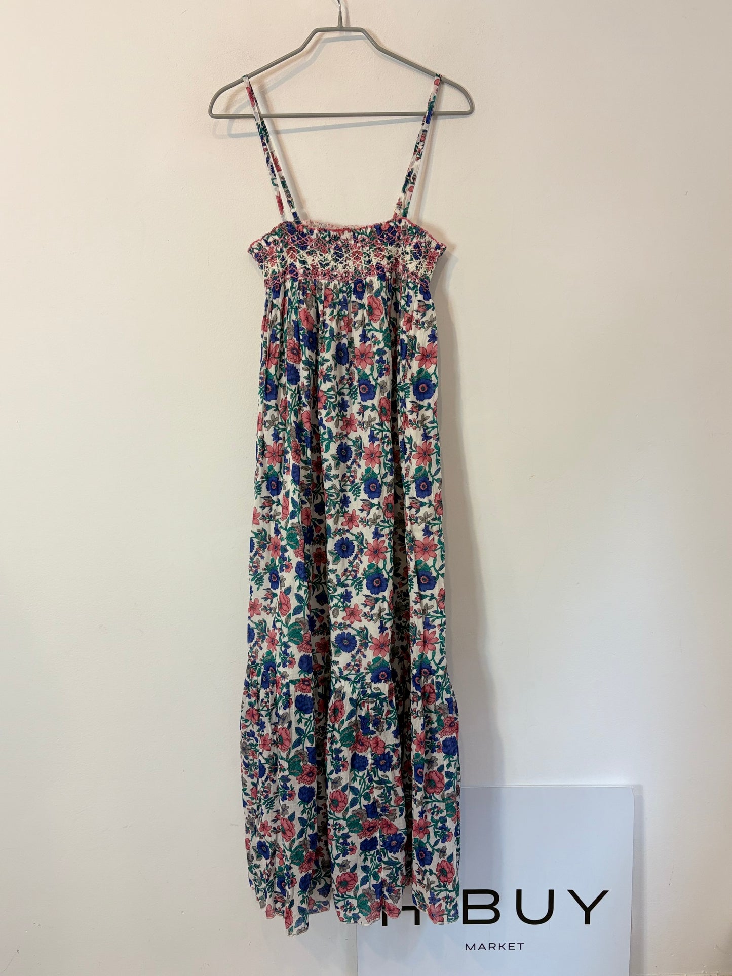 LOUISE MISHA. Vestido largo estampado floral