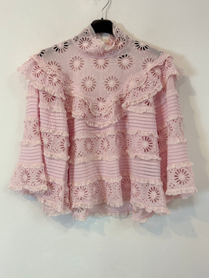 ISABEL MARANT. Blusa rosa volante