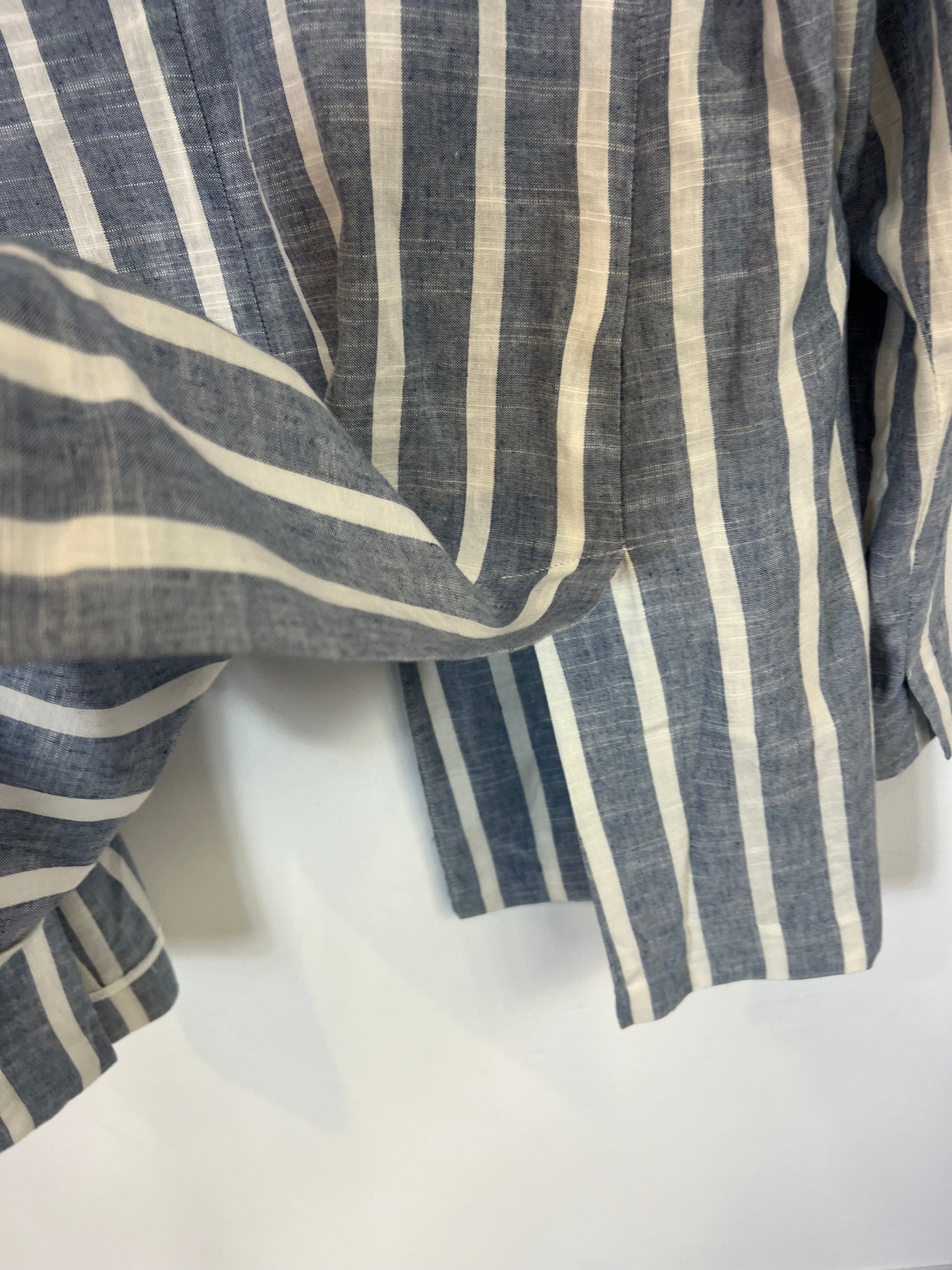 MANGO. Striped blazer with mix. TM