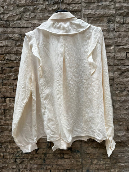SCLAPERS. Blusa detalle volante