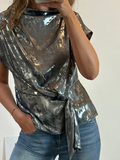 SHEIN. Burgundy Fringed Cardigan Tl