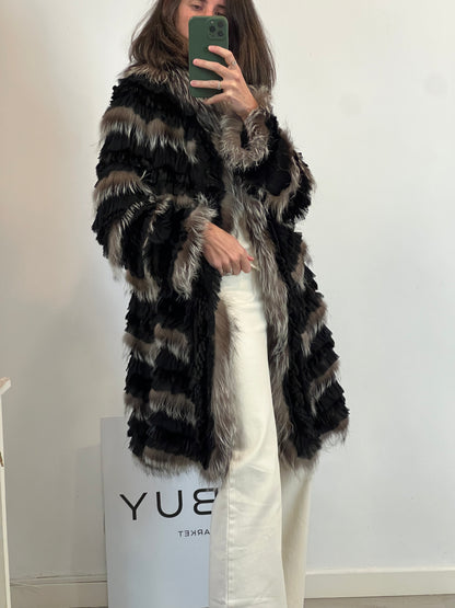 OTRAS. Abrigo pelo natural. T S