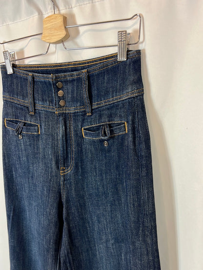 PILCRO. Dark denim wide leg. Size 36