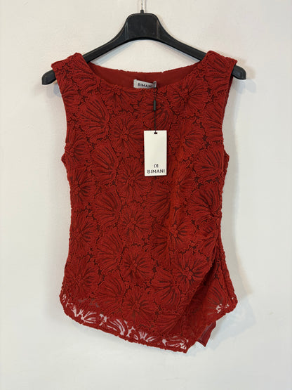 BIMANI. Conjunto top textura y falda fluida