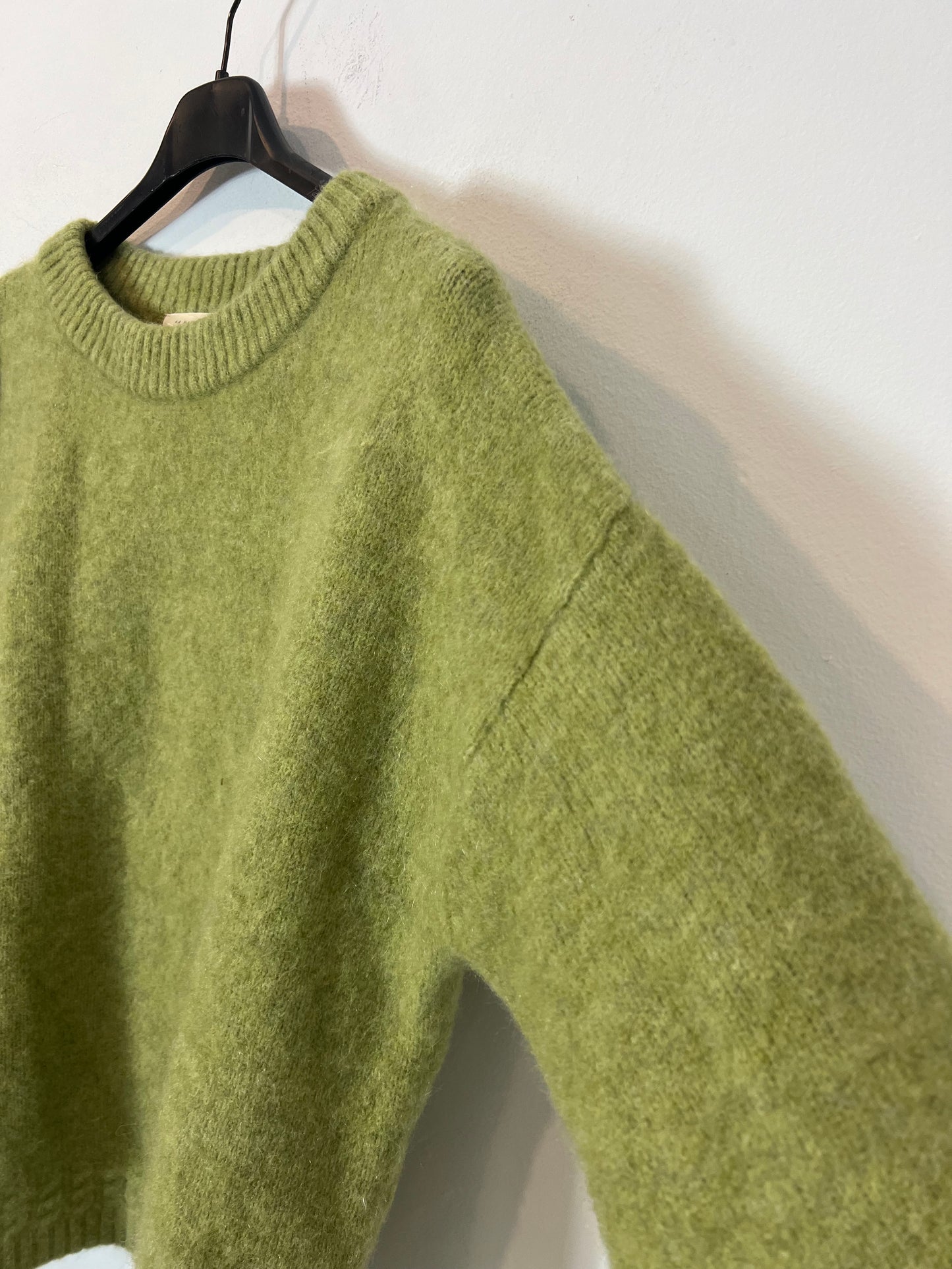 SEZANE. jersey verde pistacho T.xs