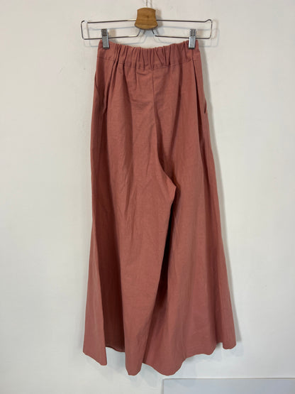 BONSUI. Pantalón palazzo mezcla. T 1 (S)