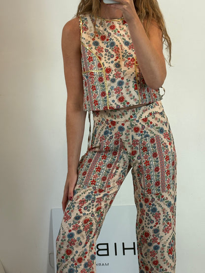 JOSEPHINE. Chaleco estampado textura