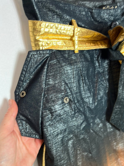 MES DEMOISELLES. Textured trousers in colors. Size 36