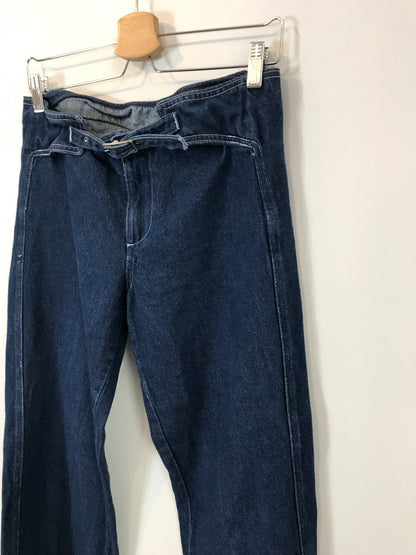 GIMAGUAS. Denim pata ancha hebilla
