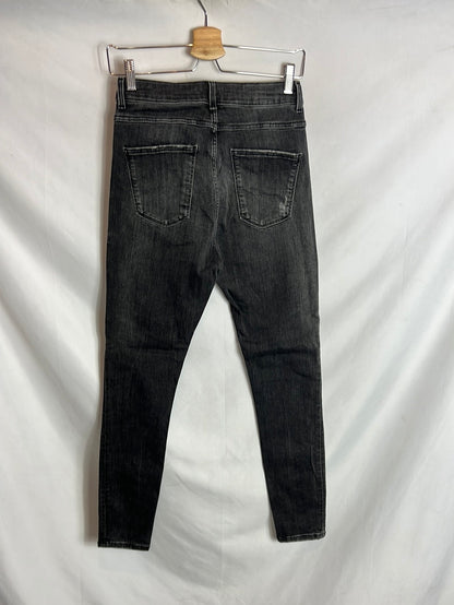 ZARA. Dark grey skinny denim. Size 40