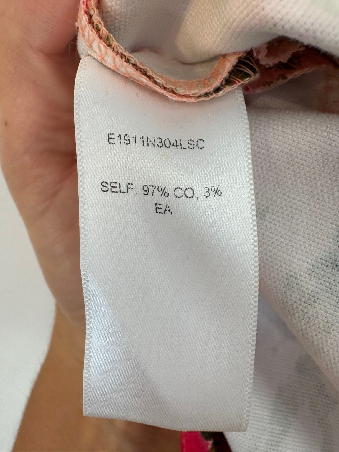 CAROLINA HERRERA . Falda midi estampado con cinturón