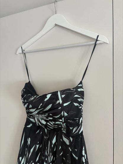 ALEXANDER McQUEEN. Vestido seda palabra de honor