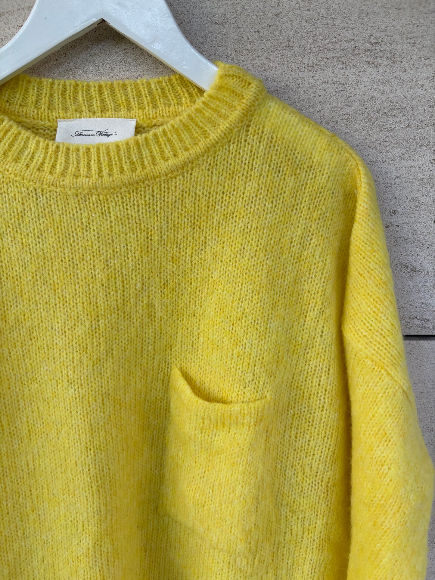 AMERICAN VINTAGE. Wool sweater with pocket. XS/S