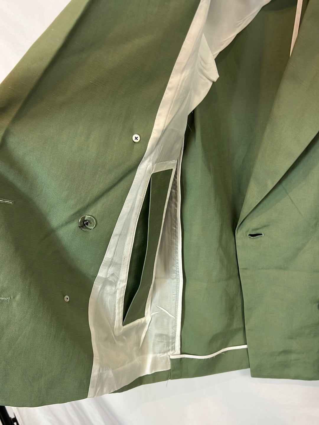 DOROTHEE SCHUMACHER. Flowy green blazer Tu(xs)