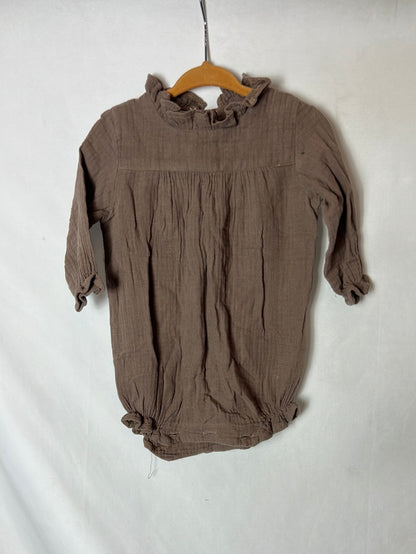 BRITIX KIDS. Brown bambula frog. T 6-12 months