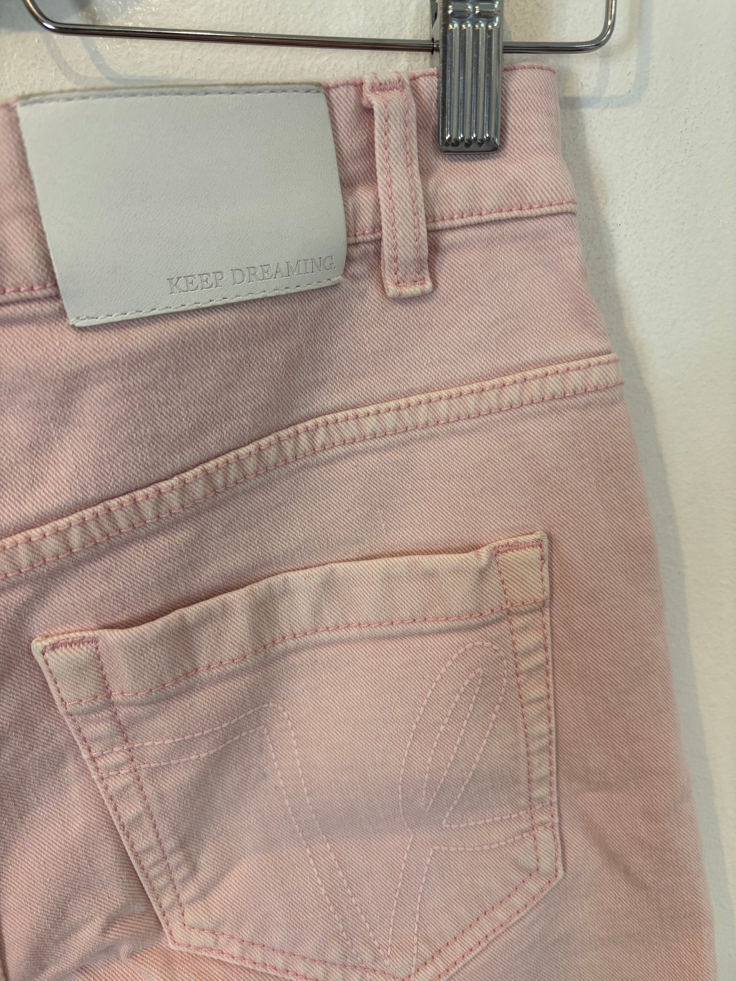 DOROTHEE SCHUMACHER. Medium size light pink denim. T 36