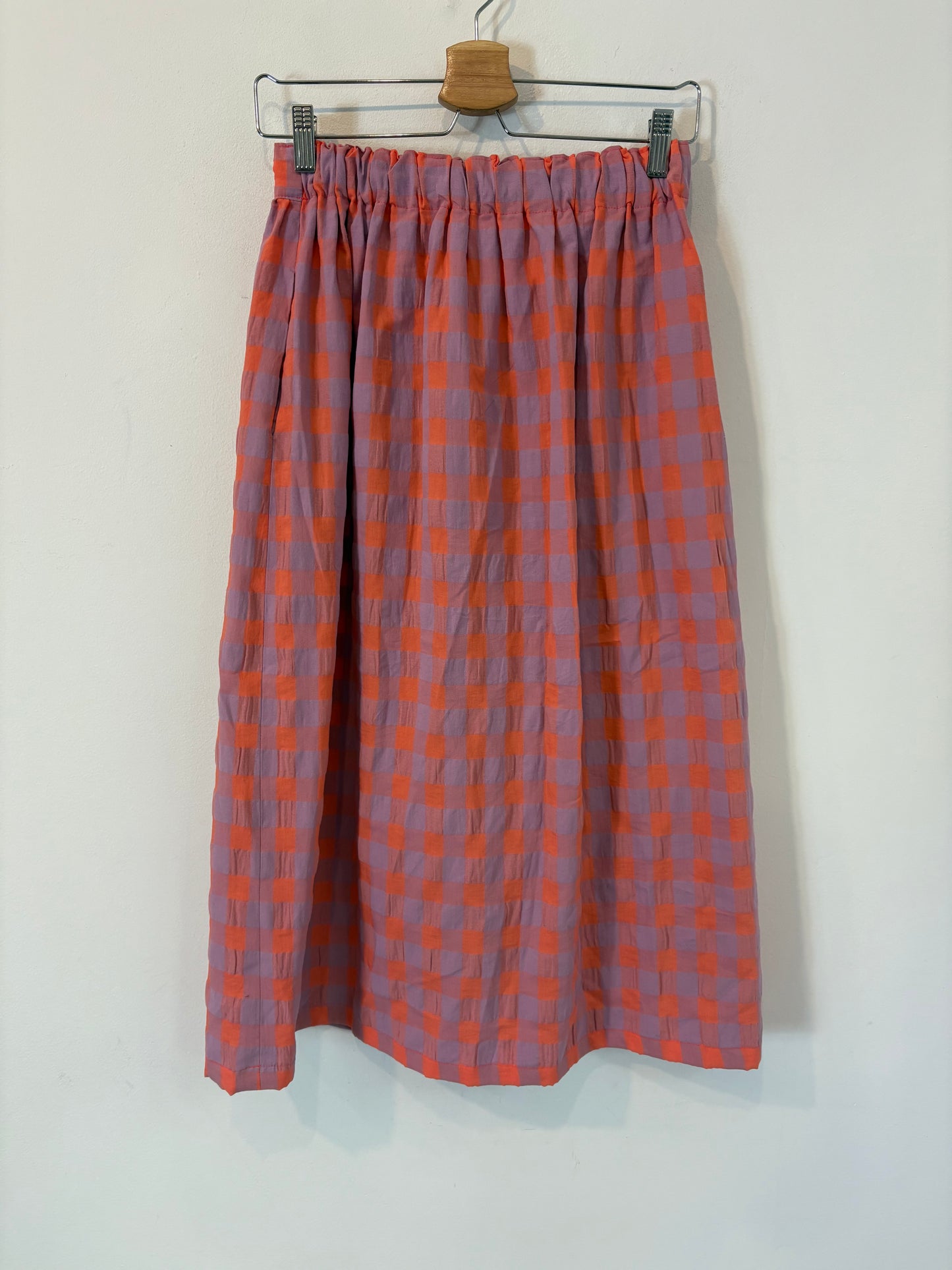 LA ROMANA GALICIA. Falda mido cuadros . T S