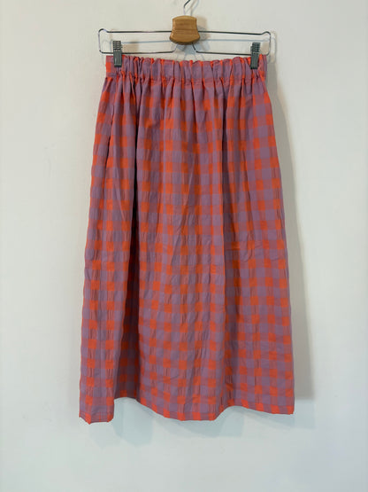 LA ROMANA GALICIA. Falda mido cuadros . T S