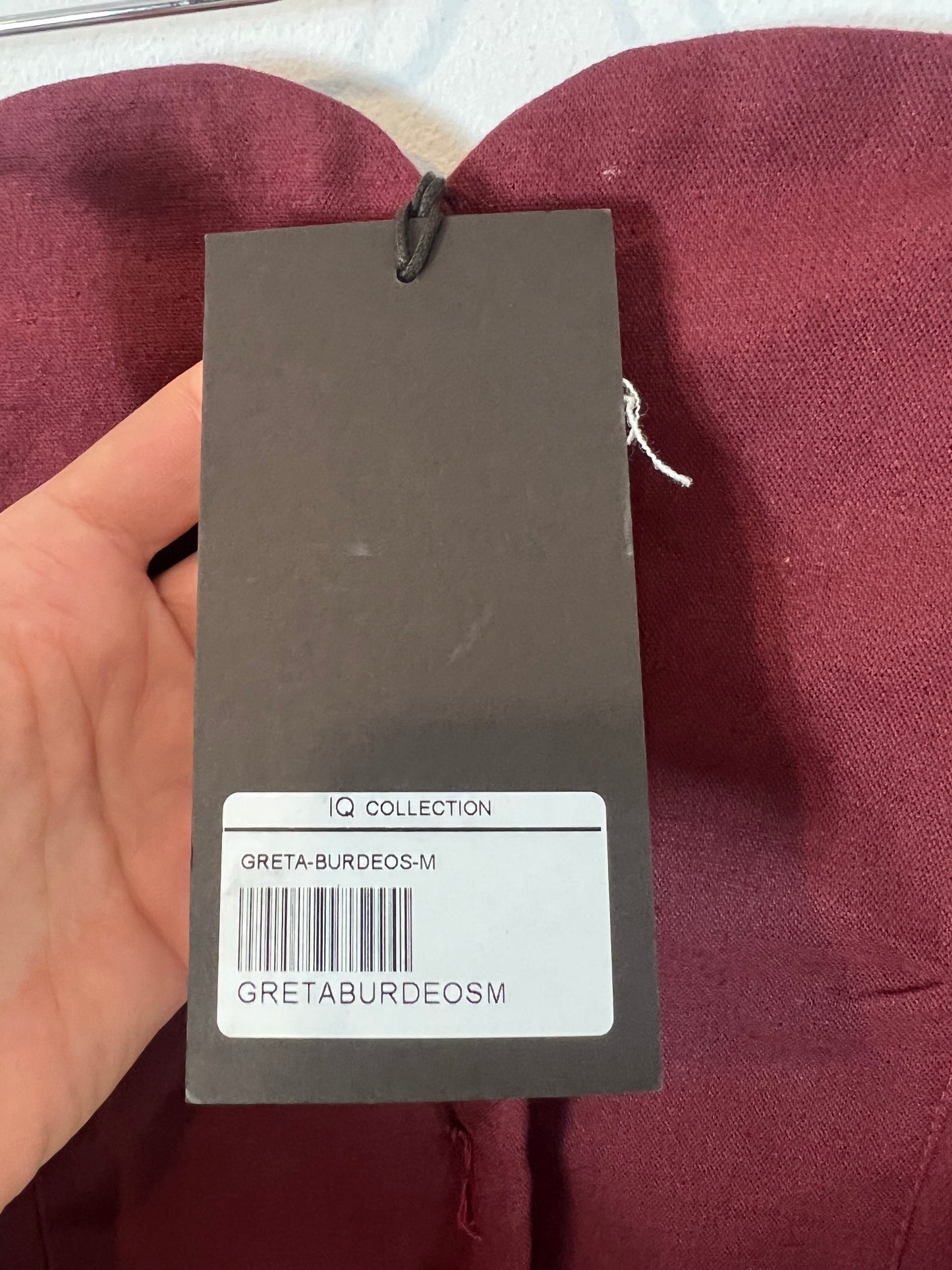 IQ.  COLLECTION. Falda larga burdeos. T M (tara)