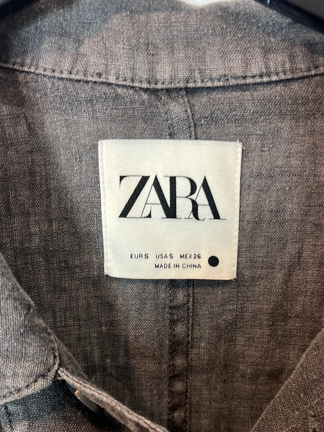 ZARA. Blue distressed jumpsuit. TS