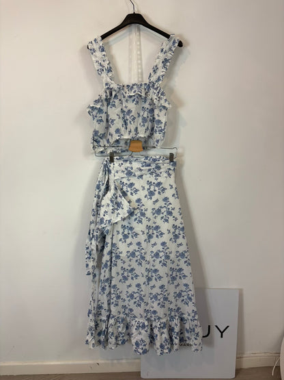 LOVELY PEPA. Conjunto top y falda estampado