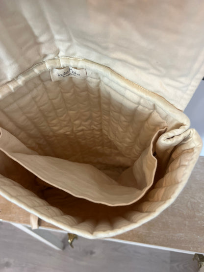 LOUISE MISHA. Mochila beige flores