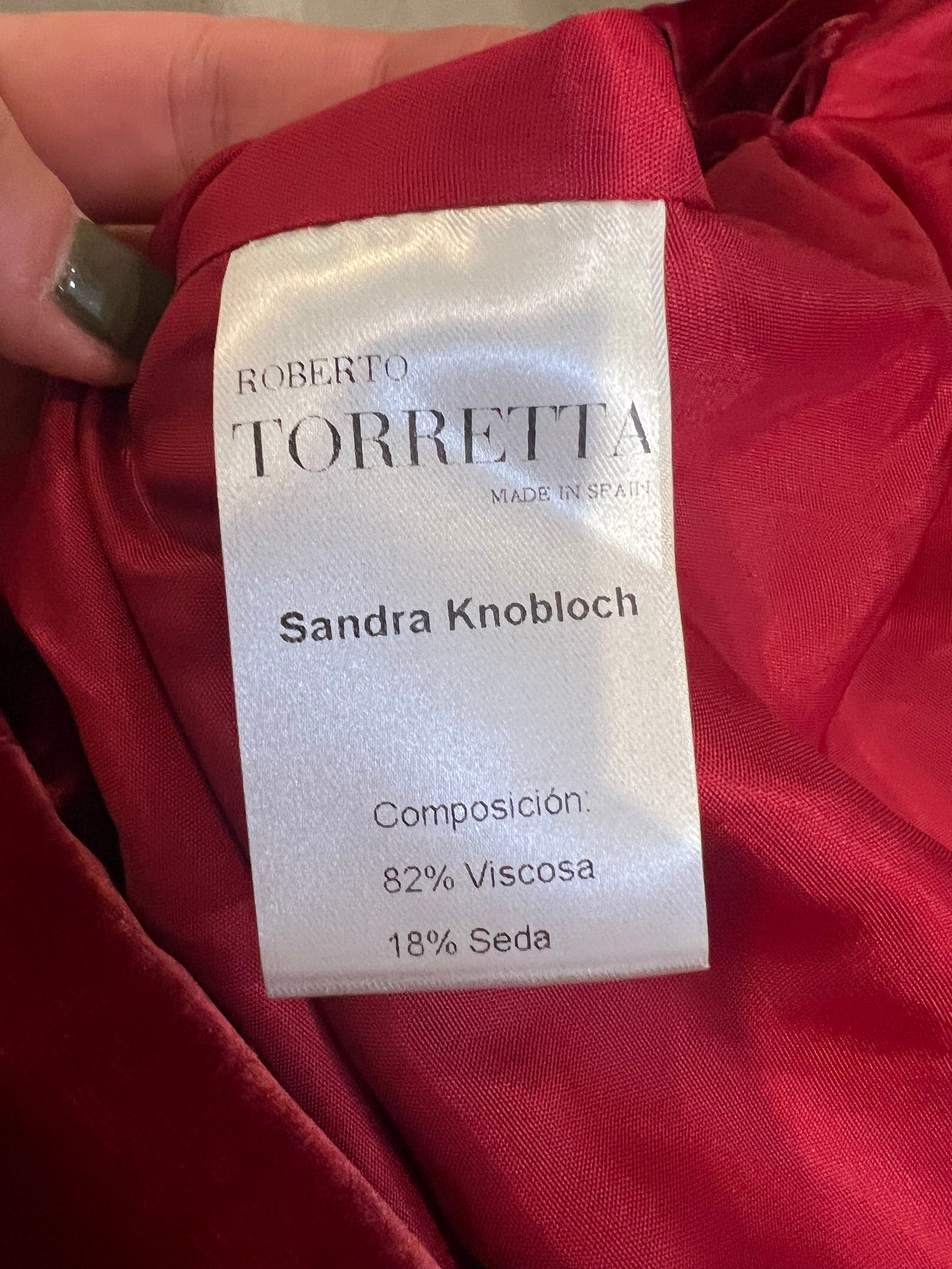 OTRAS. Blazer burdeos terciopelo. TM/L