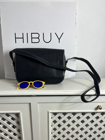 OTHERS. Vintage blue leather bag