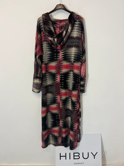 OTRAS. Vestido largo estampado hilos T.u(m)