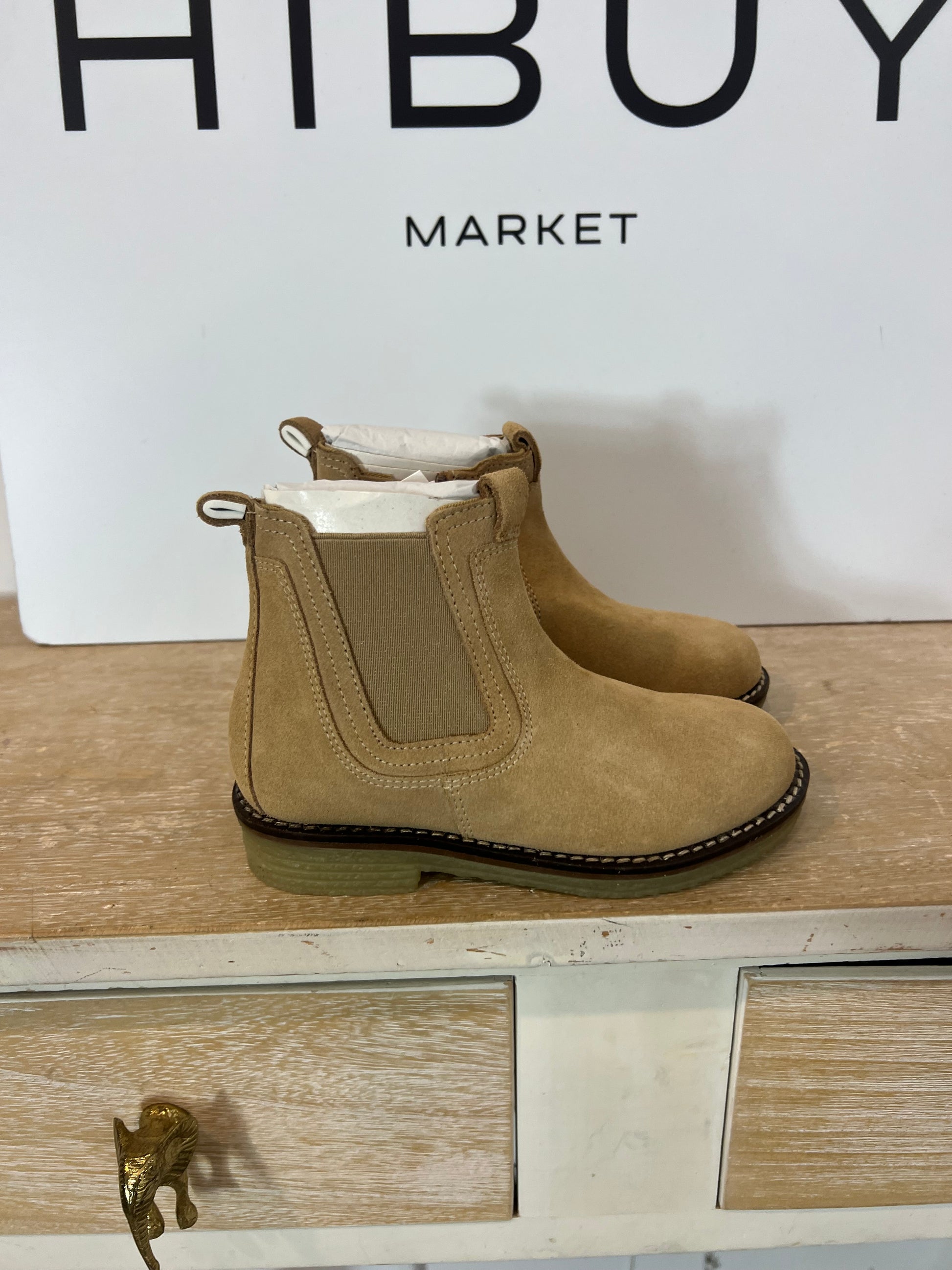 Botines beige cremallera T 27 – Hibuy market - Main Image