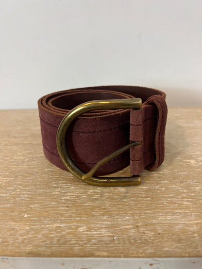 GAP. Burgundy leather belt. TS/M