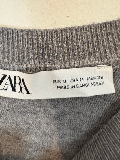 ZARA. Fine gray sweater. TM