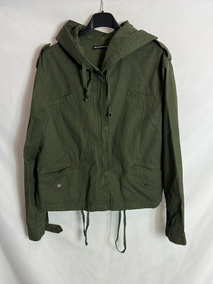 BRANDY MELVILLE. Parka fina verde Tu(S)