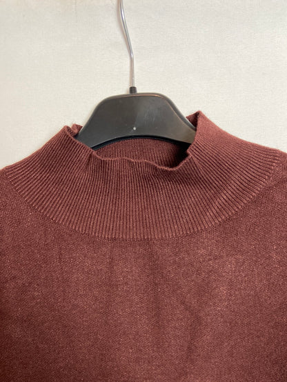 PINPON LILI. Jersey marrón cuello  TU (M)