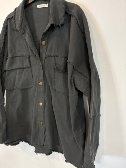 RENATTA&GO. Cazadora azul costuras. TU