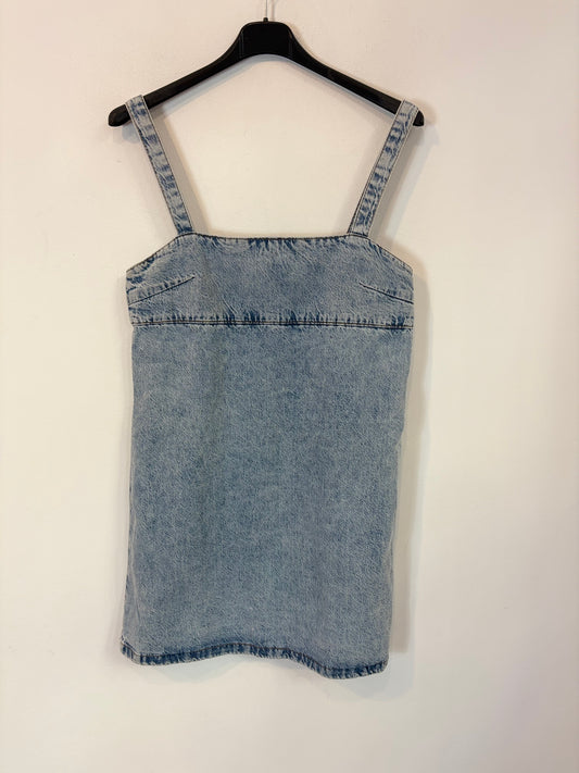 MANGO. Peto denim recto. T S