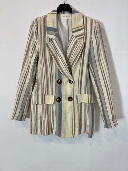 AMEÉ. Striped blazer with linen. TM