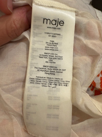 MAJE. Vestido animal print T.2 (m)