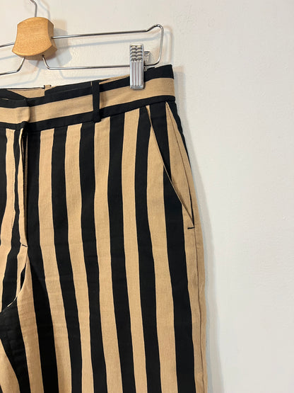 ZARA. Pantalón rayas con algodón