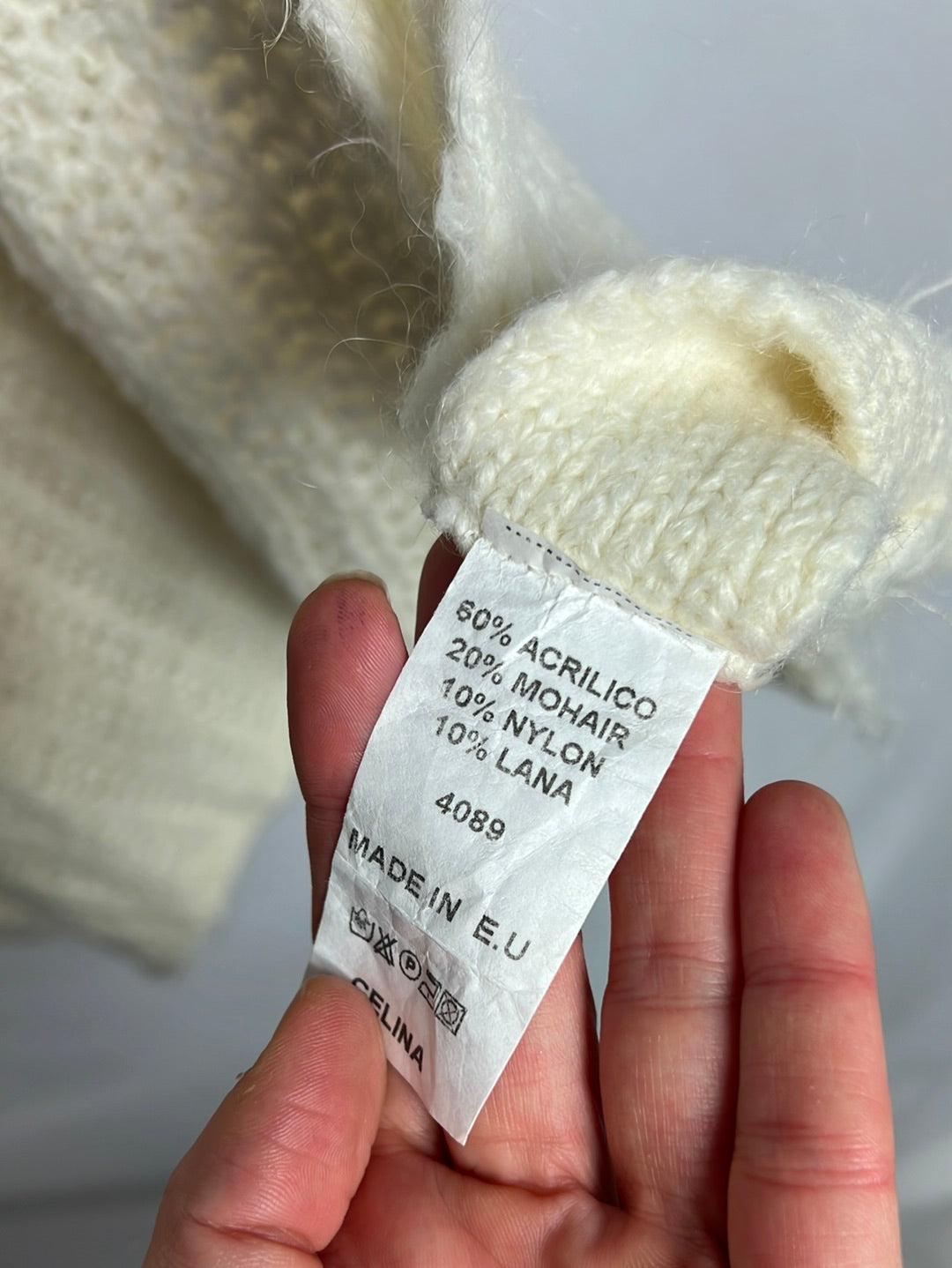 LA PERCHA. Chaleco beige Tu(s)