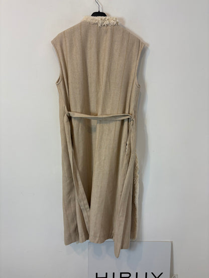 ZARA. Long brown dress TM