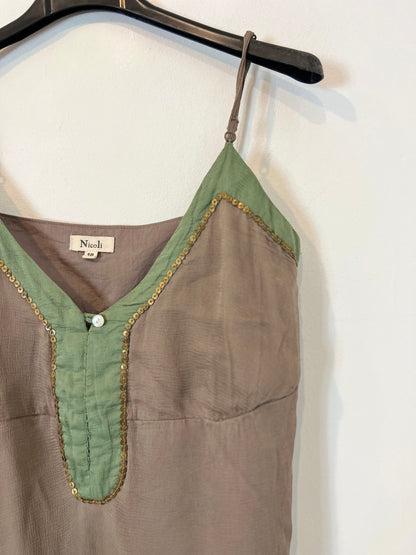 NICOLÍ. top bicolor abalorios T.18 (s)