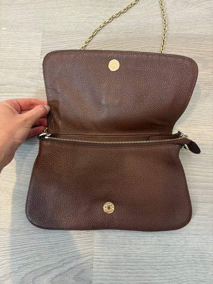 ROBERTO VERINO. Bolso marrón piel