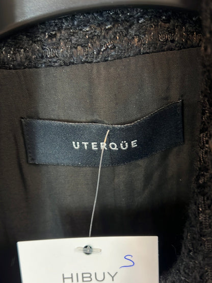UTERQÜE. Mono negro tweed T.s