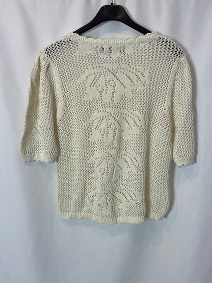 CORTEFIEL. Die-cut Ts knit top