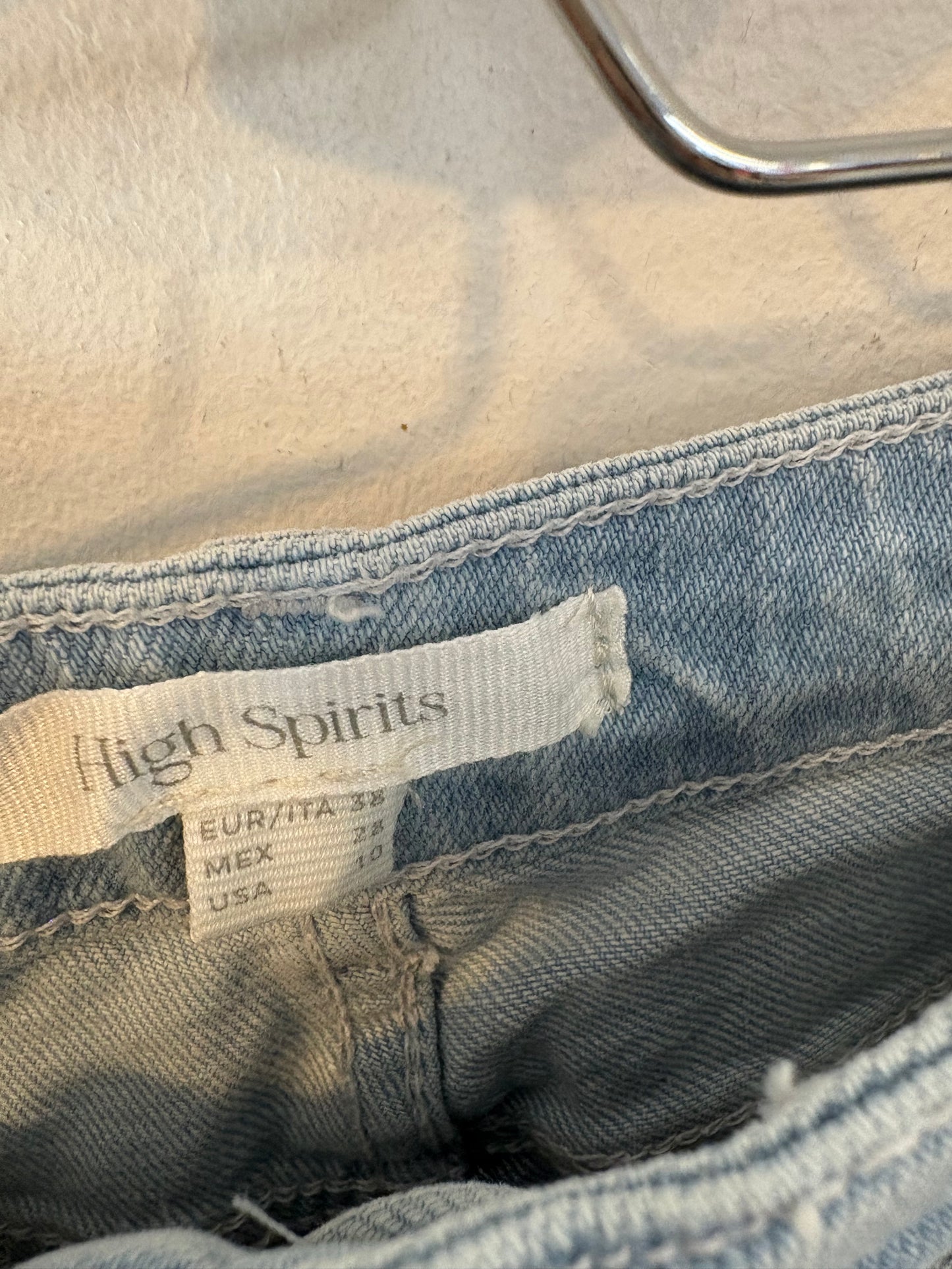 HIGH SPIRITS. Denim flare cuerdas. T 38