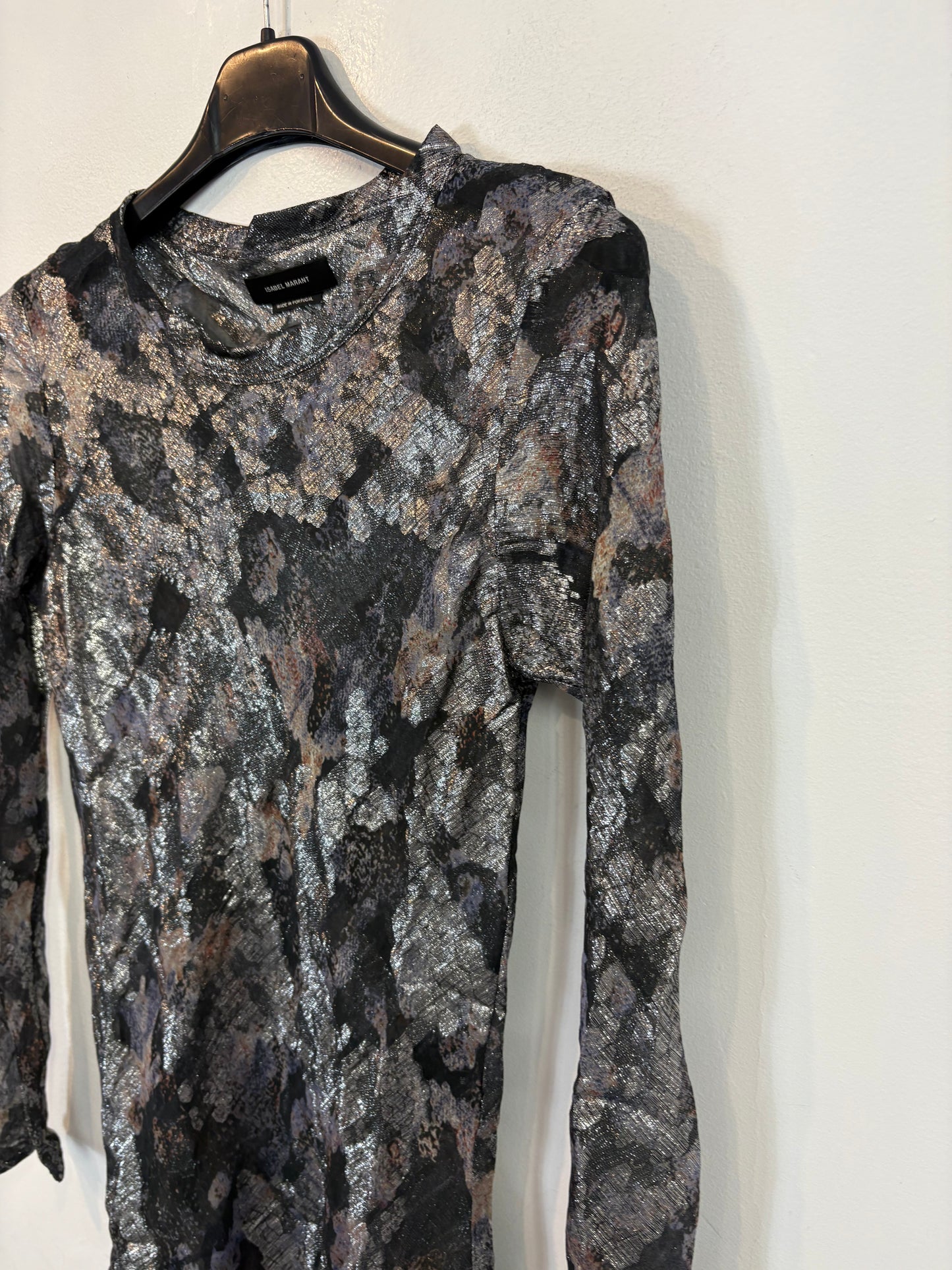 ISABEL MARANT. Blusa seda estampada