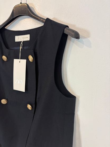 ZARA. Top / chaleco botones dorados. T XS