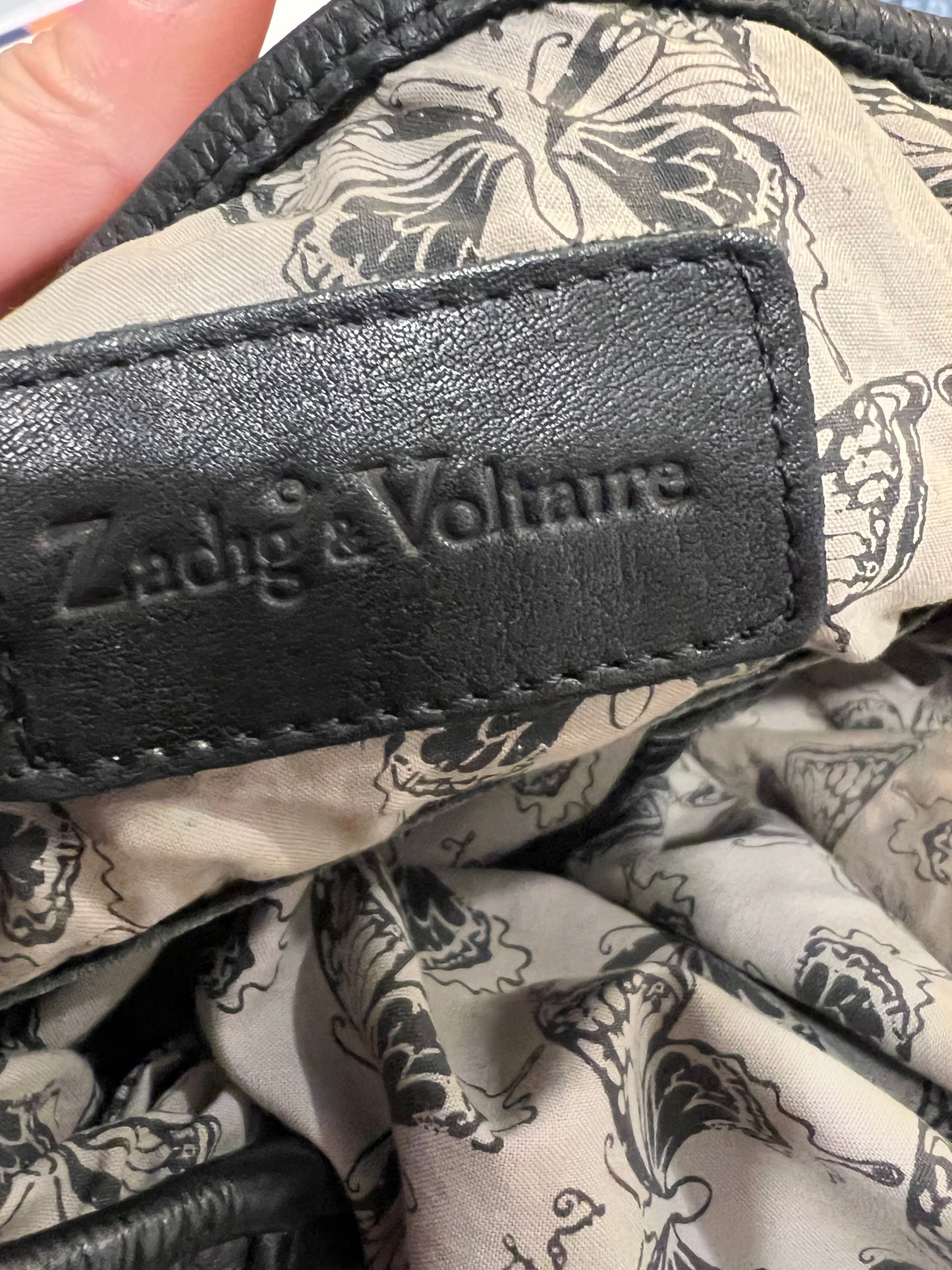 ZADIG&VOLTAIRE. Bolso shopper piel  tachuelas